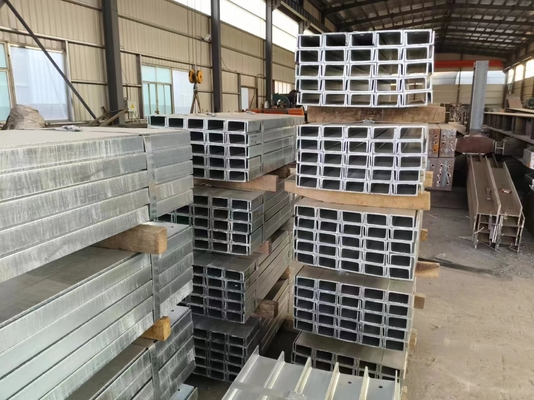Dış Paralel Flange Galvanizli Metal C Bölümü Çelik 150mm