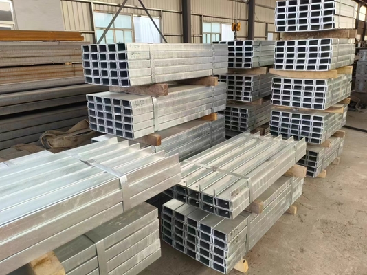 OEM Sıcak Dolaştırılmış Galvanizli C Bölümü Çelik 150x75x18 PFC