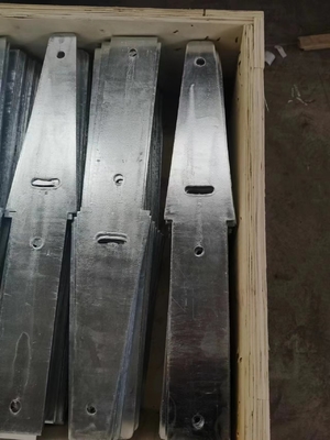 ODM Demiryolları için Galvanizli Çelik Beton Sleeper Çit Bracket