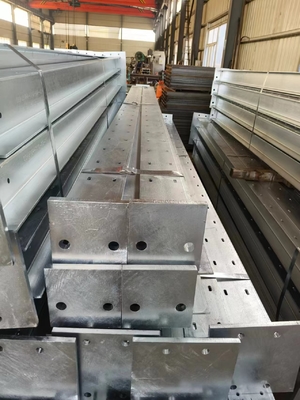Dışarı Galvanizli H kirişini tutan duvar çelik OEM