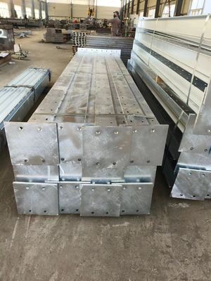 Boltlu Galvanizli H Bölümü Çelik yapısı Duvar kirişini tutan Hava Duruma Direniş