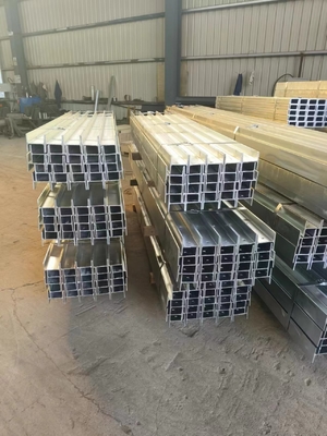 OEM kaynaklı metal yatak destek duvar direkleri HDG galvanizli