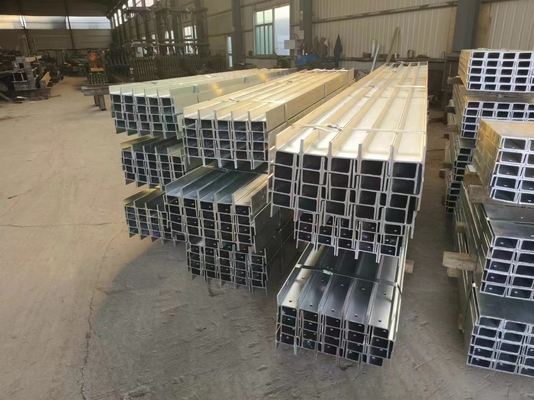 HDG kaynaklı destek duvarı galvanizli yatak direkleri 100UC