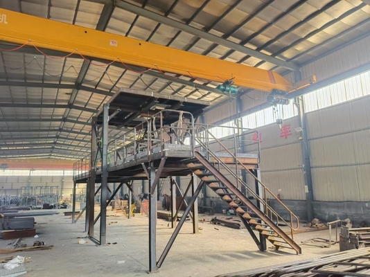 Maden projeleri için özelleştirilebilir çelik yapı platformu galvanize