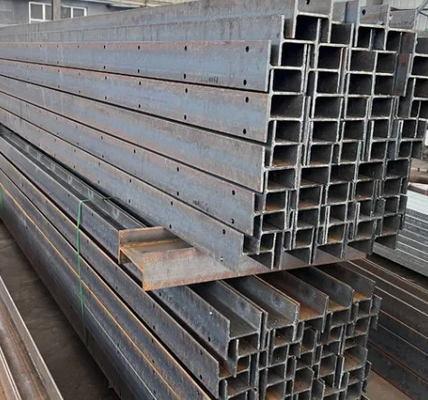 Havaalanı çit direkleri için özelleştirilebilir sıcak batırılmış galvanizli çelik H kiriş destek duvarları