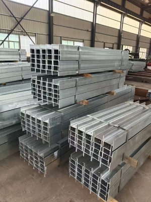 Çelik galvanizli yatak direkleri özelleştirilebilir uzunluk 900mm-12000mm