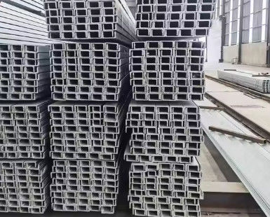 OEM delme Galvanize C Bölümü Sıcak Daldırılmış Galvanize Uzunluğu 900mm-18000mm