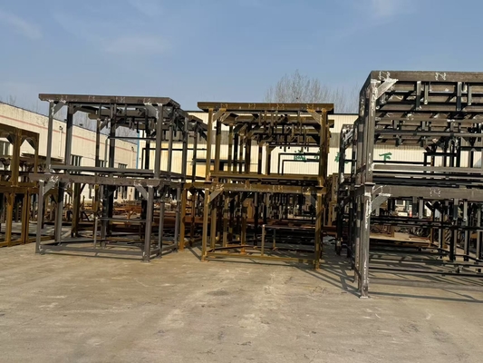 Sıcak Dip Galvanize Alt Dolabı Rüzgar Kulesi için Montaj Platformu Altta Elektrikli Dolabı Destekleyen